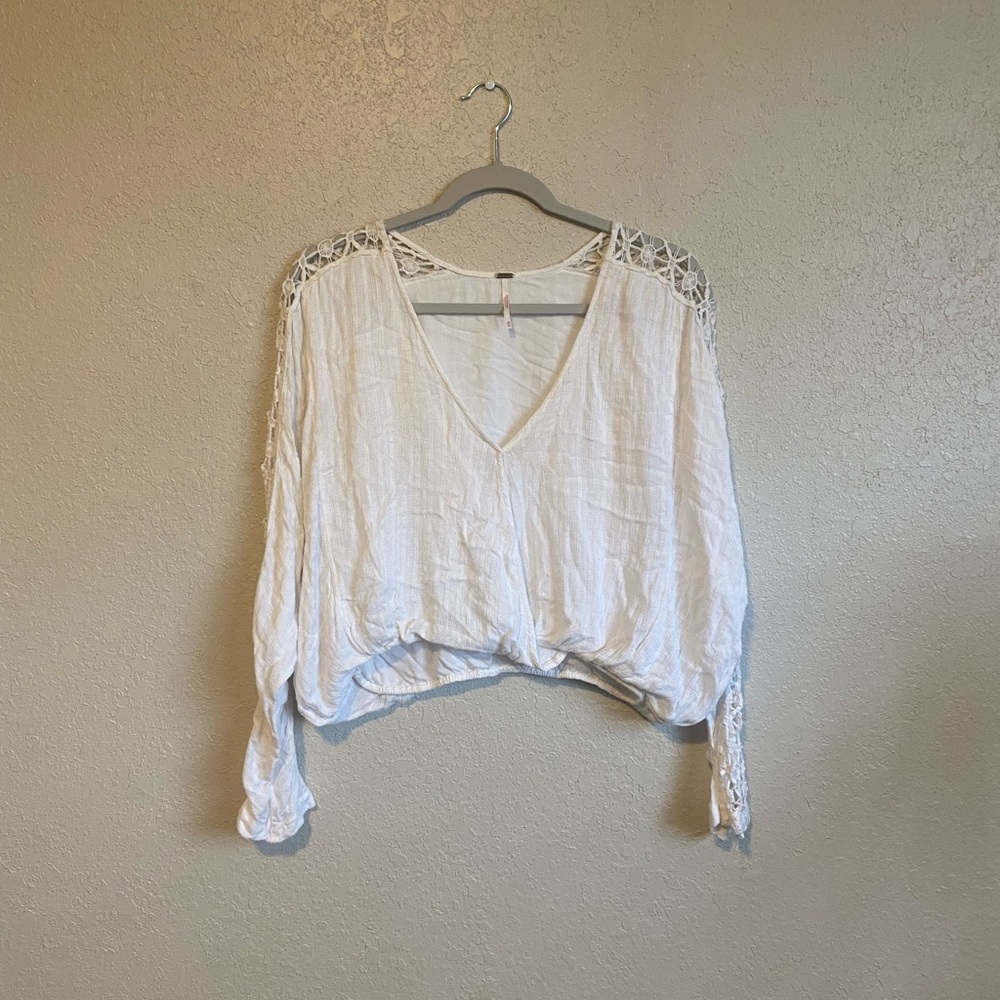 Free people laced blouse
